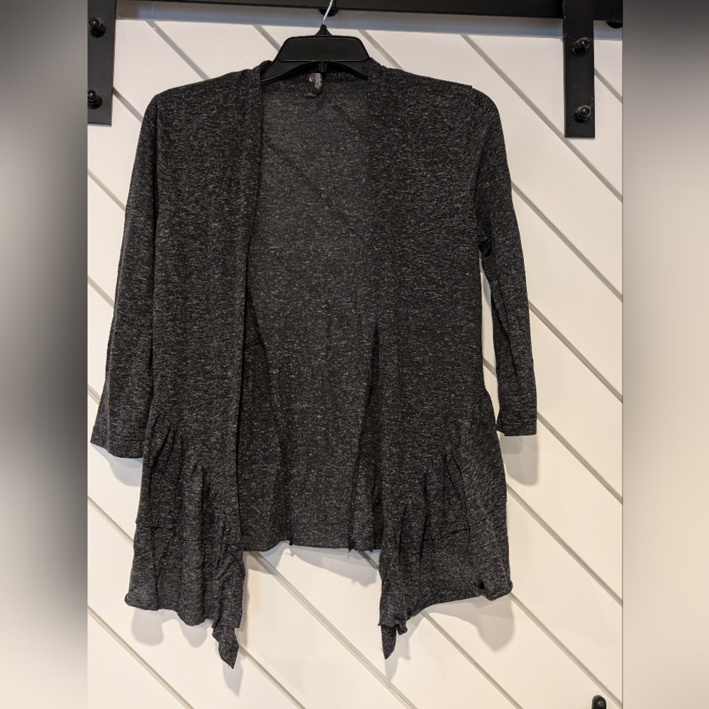 Charlotte Russe Grey Sweater Cover Up Shrug Cardigan